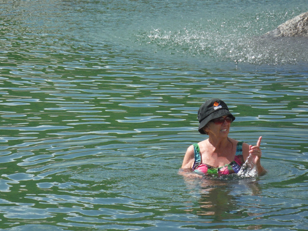 Karen Duquette in Chena Hot Springs